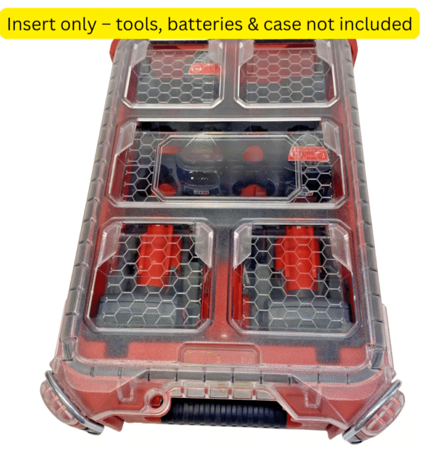 Packout Insert Fits Milwaukee M12 Batteries Holds 12 Compact and 3 XC Battery Packs - Image 7