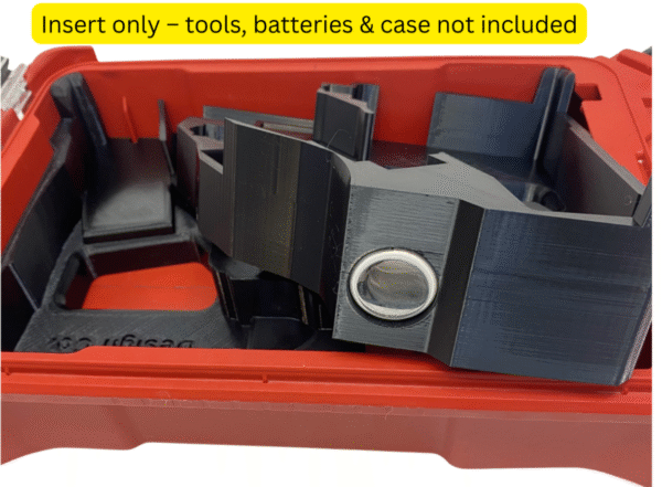 Packout Insert Fits Milwaukee M12 Fuel Impact 3453-20 and Drill 3404-20 - Image 3