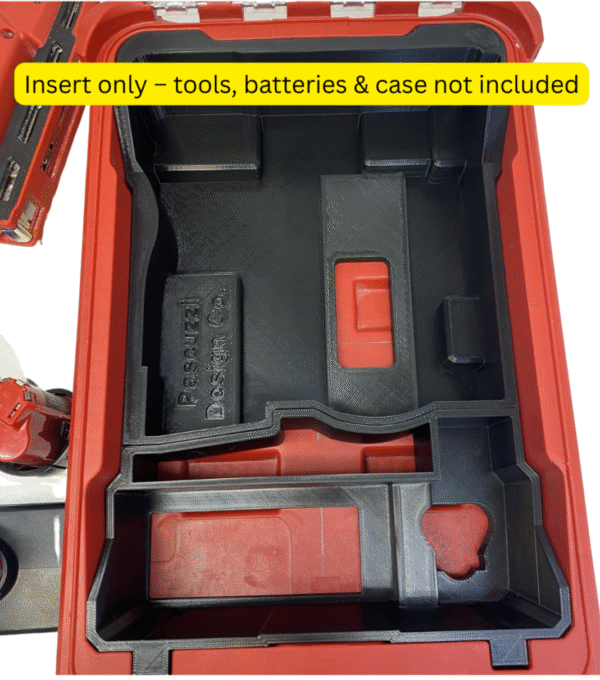 M12 2447-20 Milwaukee Stapler Staple Gun Case Insert FITS Packout (Insert Only) - Image 6