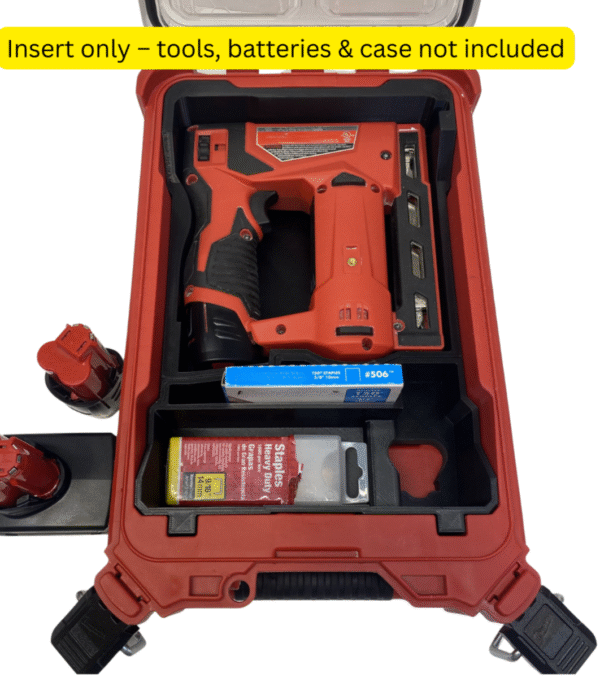 M12 2447-20 Milwaukee Stapler Staple Gun Case Insert FITS Packout (Insert Only) - Image 7