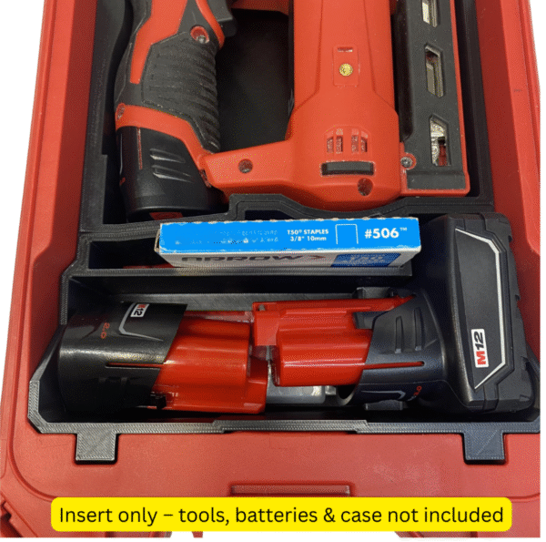 M12 2447-20 Milwaukee Stapler Staple Gun Case Insert FITS Packout (Insert Only) - Image 9