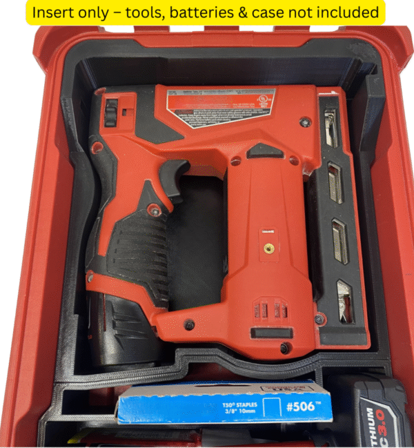 M12 2447-20 Milwaukee Stapler Staple Gun Case Insert FITS Packout (Insert Only) - Image 10