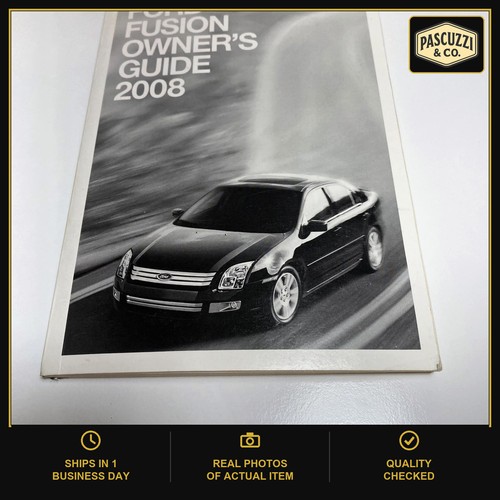2008 Ford Fusion Owners Manual Book Guide W/Supplements With Case - photo 2