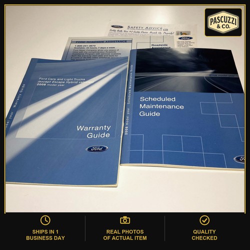 2008 Ford Fusion Owners Manual Book Guide W/Supplements With Case - photo 7