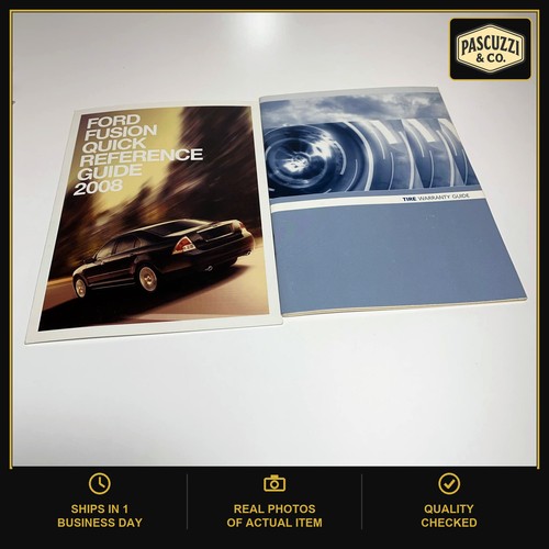 2008 Ford Fusion Owners Manual Book Guide W/Supplements With Case - photo 8