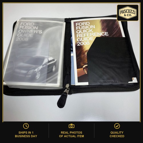 2008 Ford Fusion Owners Manual Book Guide W/Supplements With Case - photo 9