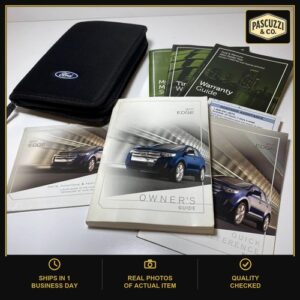 2011 Ford Edge Owners Manual Book Guide OEM W/Supplement w/ Case