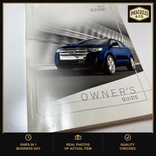 2011 Ford Edge Owners Manual Book Guide OEM W/Supplement w/ Case - photo 2