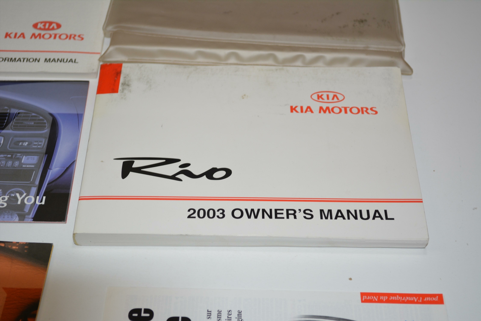 2003 Kia Rio Owners Manual Book Guide - Image 2