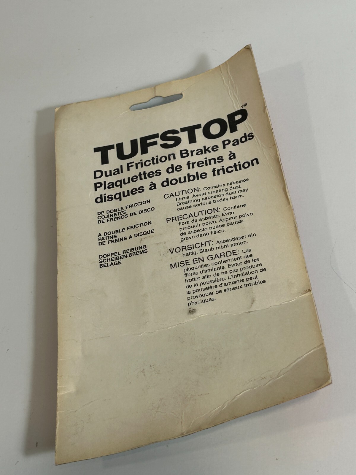 PAIR BRAKE PADS TUFSTOP TSDF653 INTERPART - Image 4