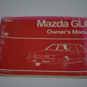 1981 Mazda GLC Owners Manual Book Guide