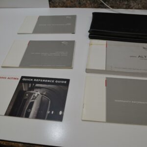 2005 Nissan Altima Owners Manual Book Guide