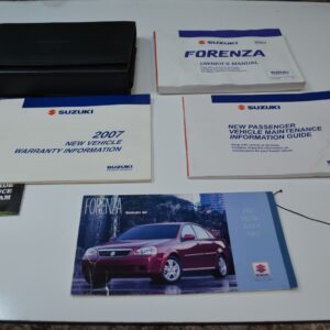2007 Suzuki Forenza Owners Manual Book Guide