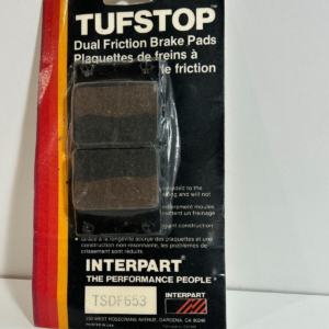 PAIR BRAKE PADS TUFSTOP TSDF653 INTERPART