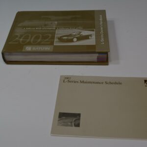 2002 Saturn L Series Owners Manual Book Guide