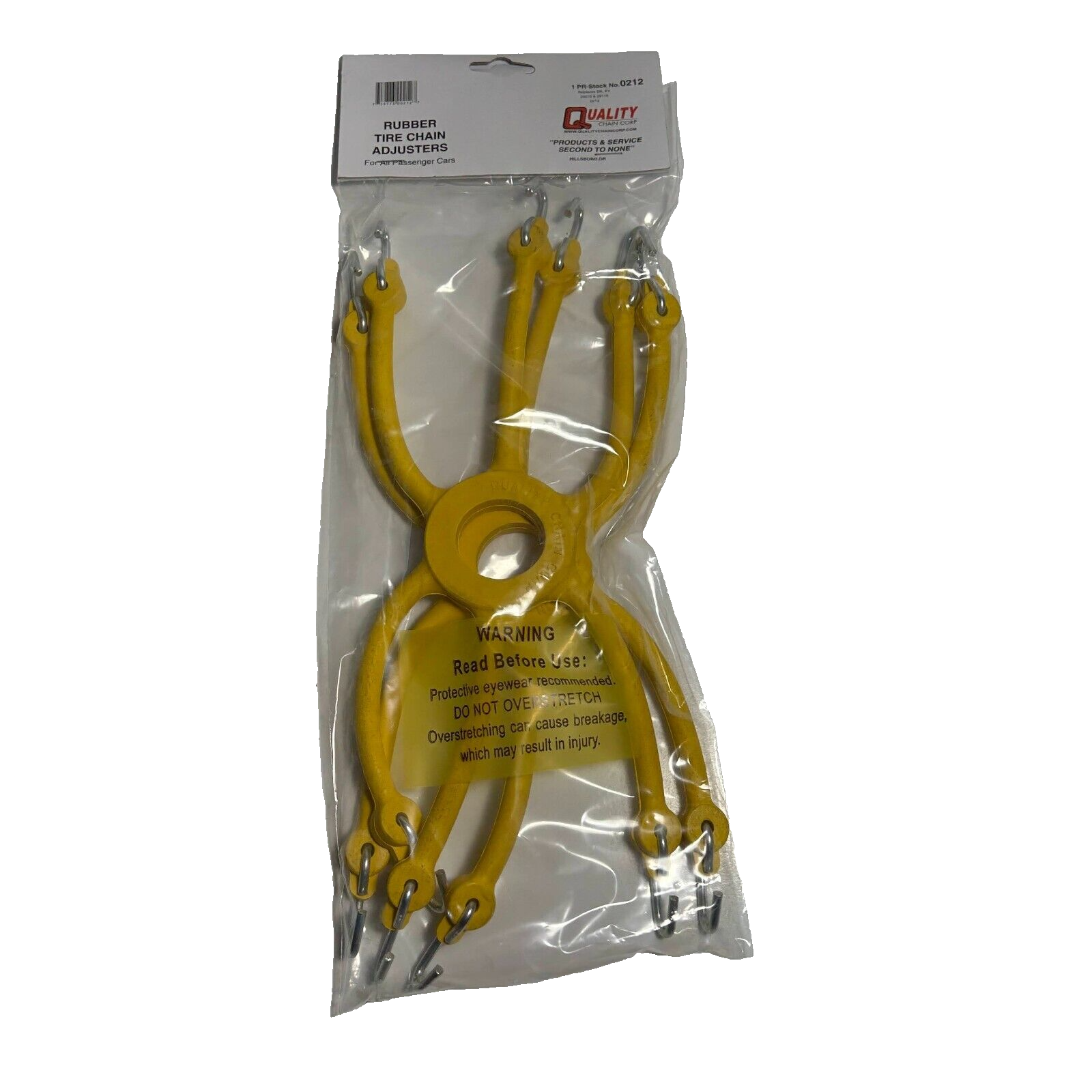 PAIR Yellow Spider Bungee Snow Tire Chain Tensioner Adjuster 0212 - Image 4