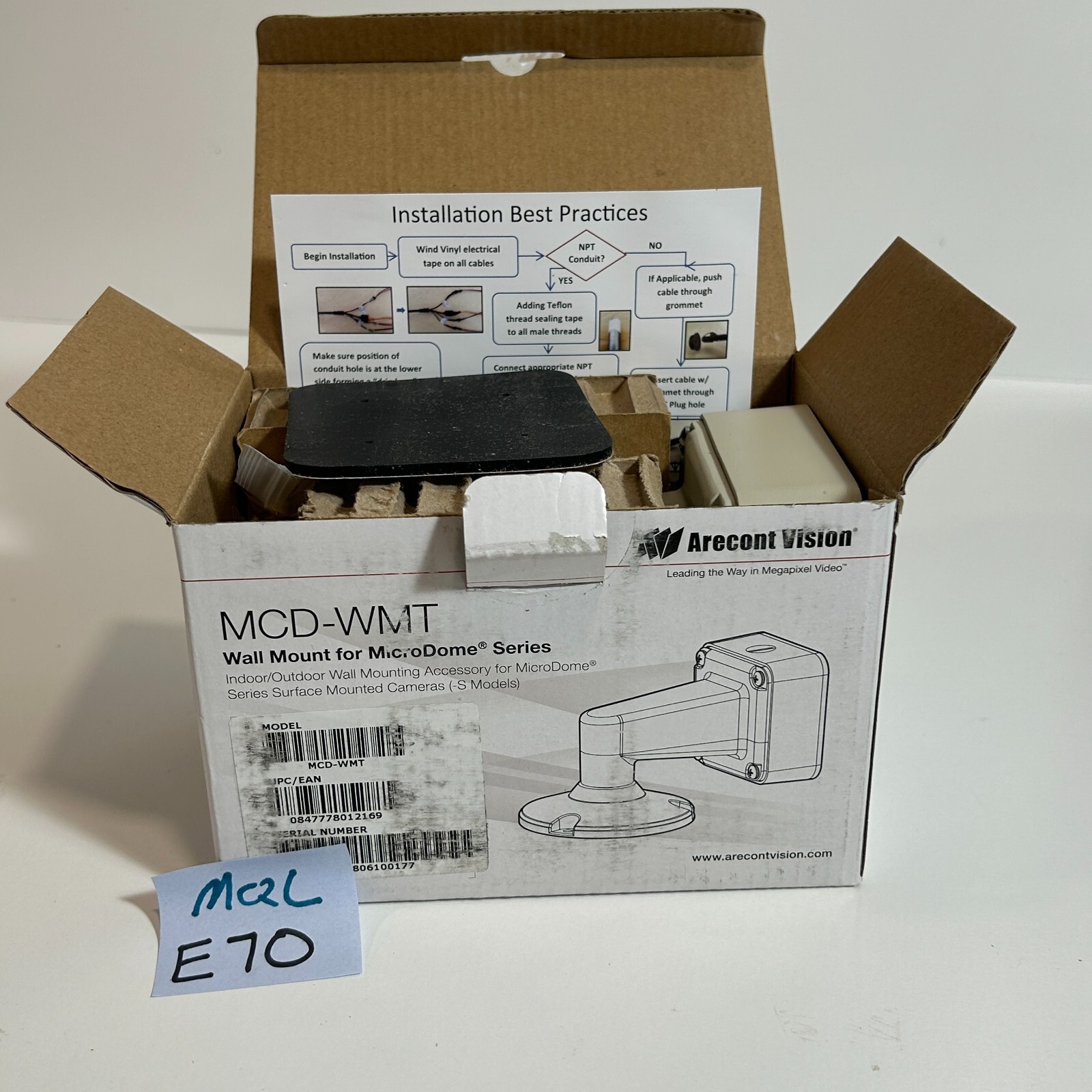Arecont Vision MicroDome Wall mount Surface Mount IP Cameras MCD-WMT - Image 11