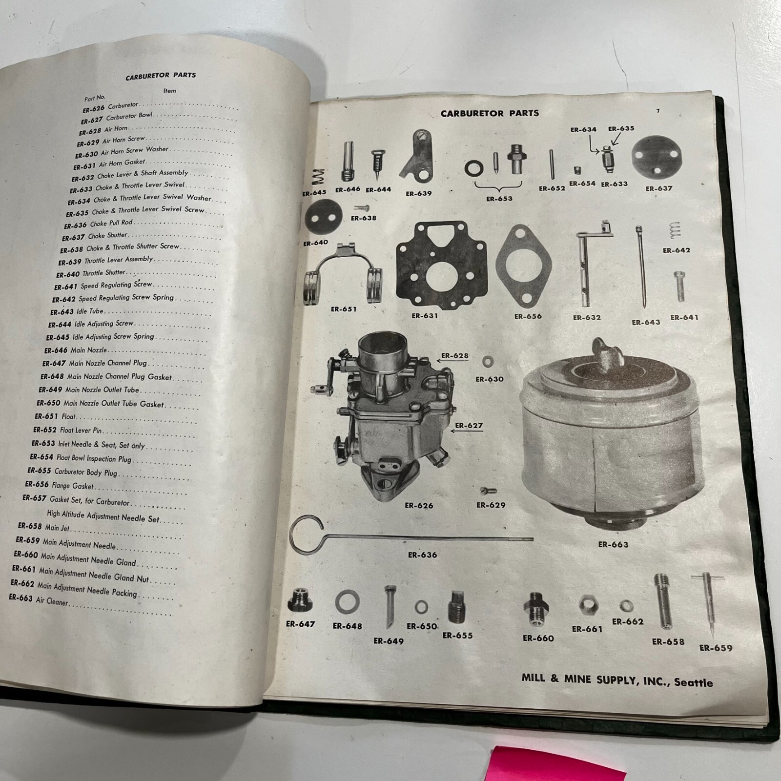 ANTIQUE Titan Timber Saw MODEL ER 10 HP parts catalog manual - Image 3