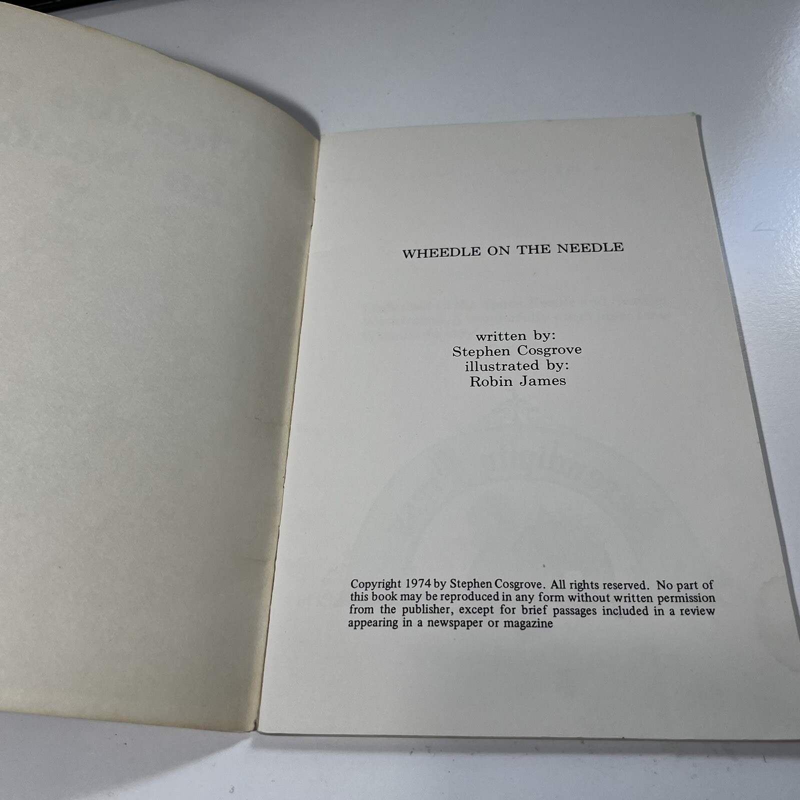 ORIGINAL 1974 Wheedle on the Needle Book Vintage Stephen Cosgrove Paperback - Image 5