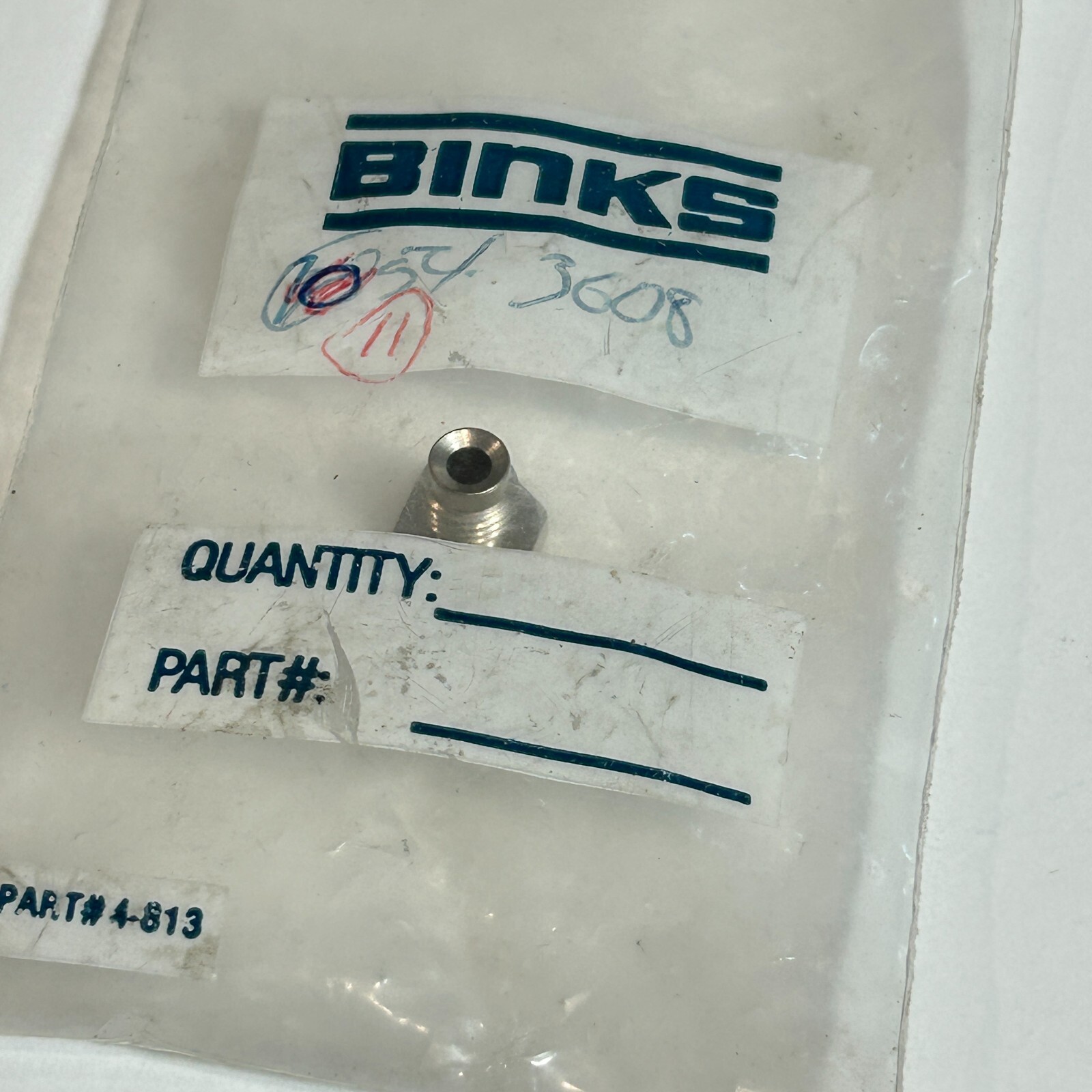 BINKS 54-3608 MATERIAL PACKAGE SCREW - Image 3
