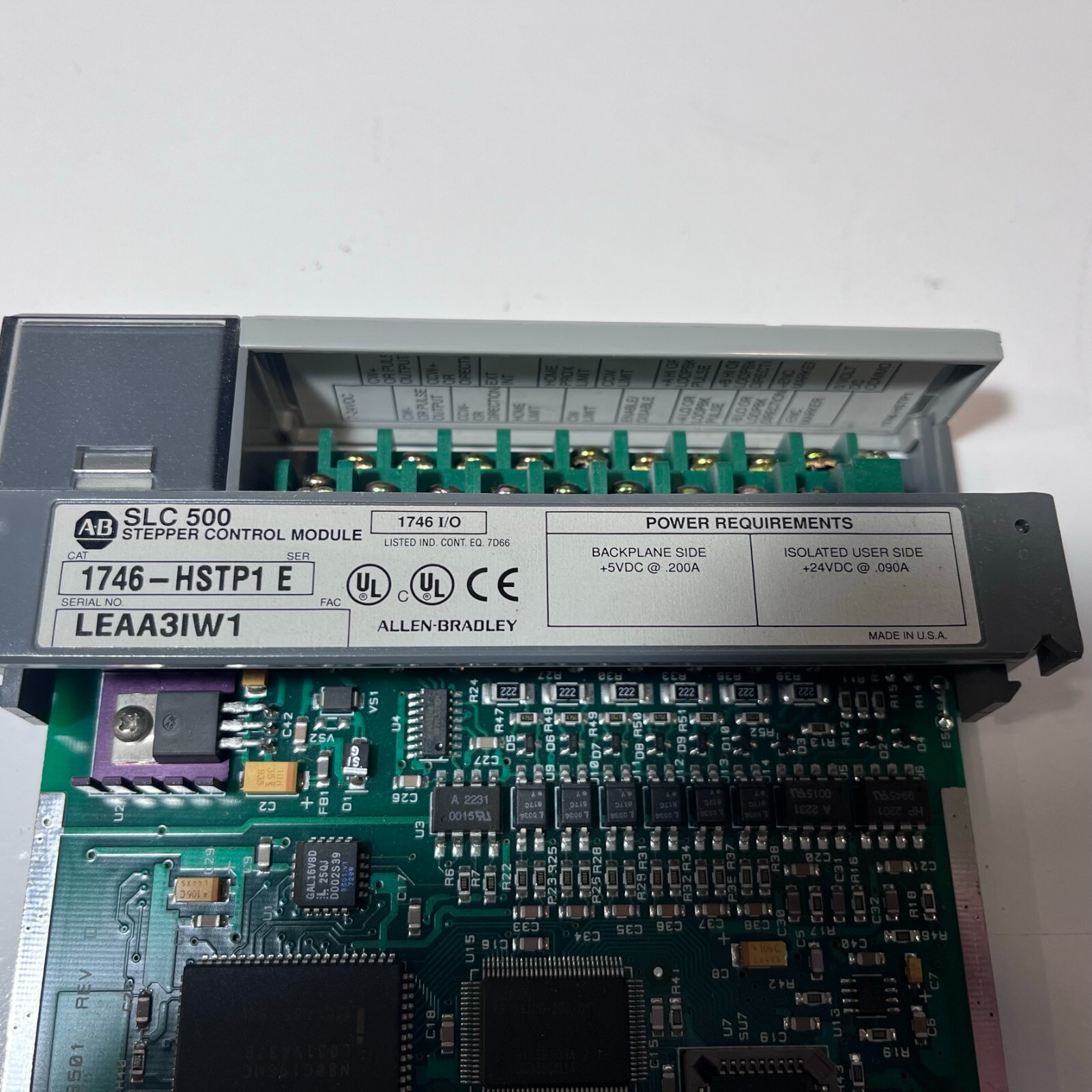1746-HSTP1 Ser E Allen Bradley SLC 500 Stepper Control Module - Image 4