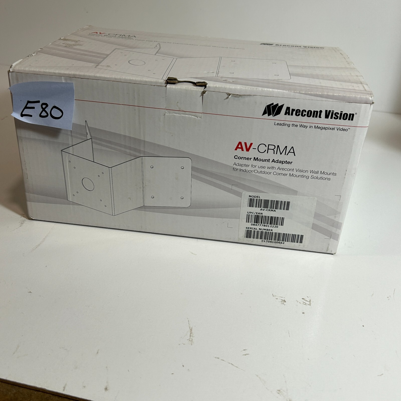 Arecont Vision Corner Mount Adapter AV-CRMA security camera megapixel video (E80 - Image 11