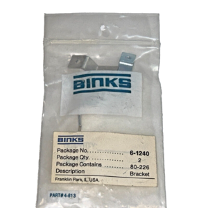 NEW PAIR Binks 80-226 Brackets (PACK OF 2)