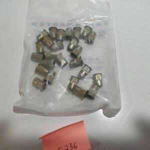 qty 25 partsmaster 1/4-20 crab cert large flange 02191320 threaded inserts