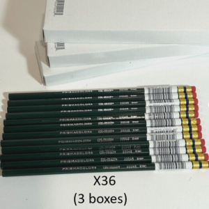QTY 36 PRISMACOLOR COL-ERASE #20046 GREEN PENCILS NIB