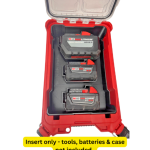 Milwaukee Packout Insert M18 Battery Holder Fits 12Ah and XC 3Ah 4Ah 5Ah