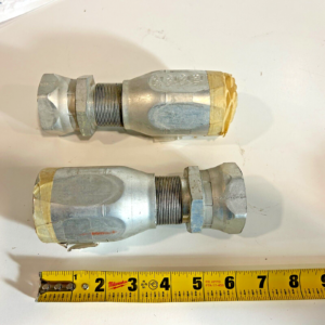QTY 2 NOS AEROQUIP Tube To Hose Straight Adapter 4730-00-374-6955