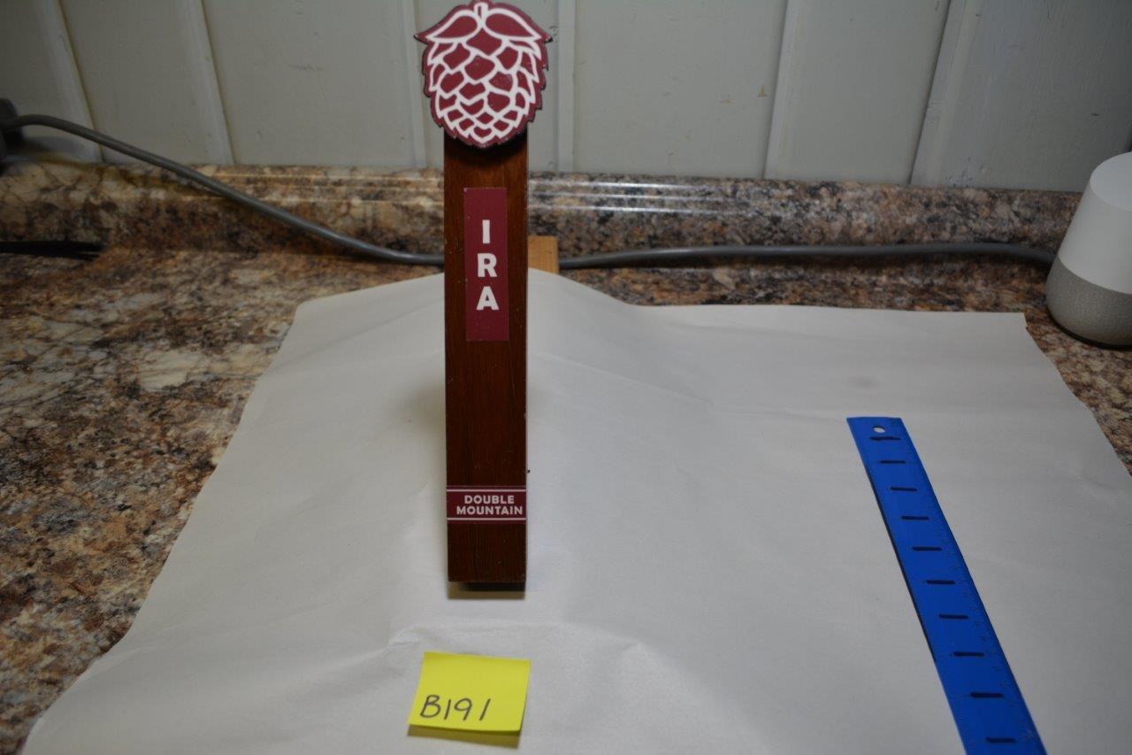 DOUBLE MOUNTAIN IRA BEER TAP HANDLE