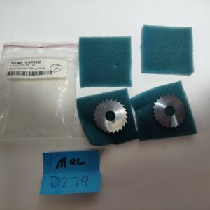 (QTY 2) 1 1/4 X 1/32 X 3/8 24 Tooth Solid Carbide Slitting & Slotting Saw