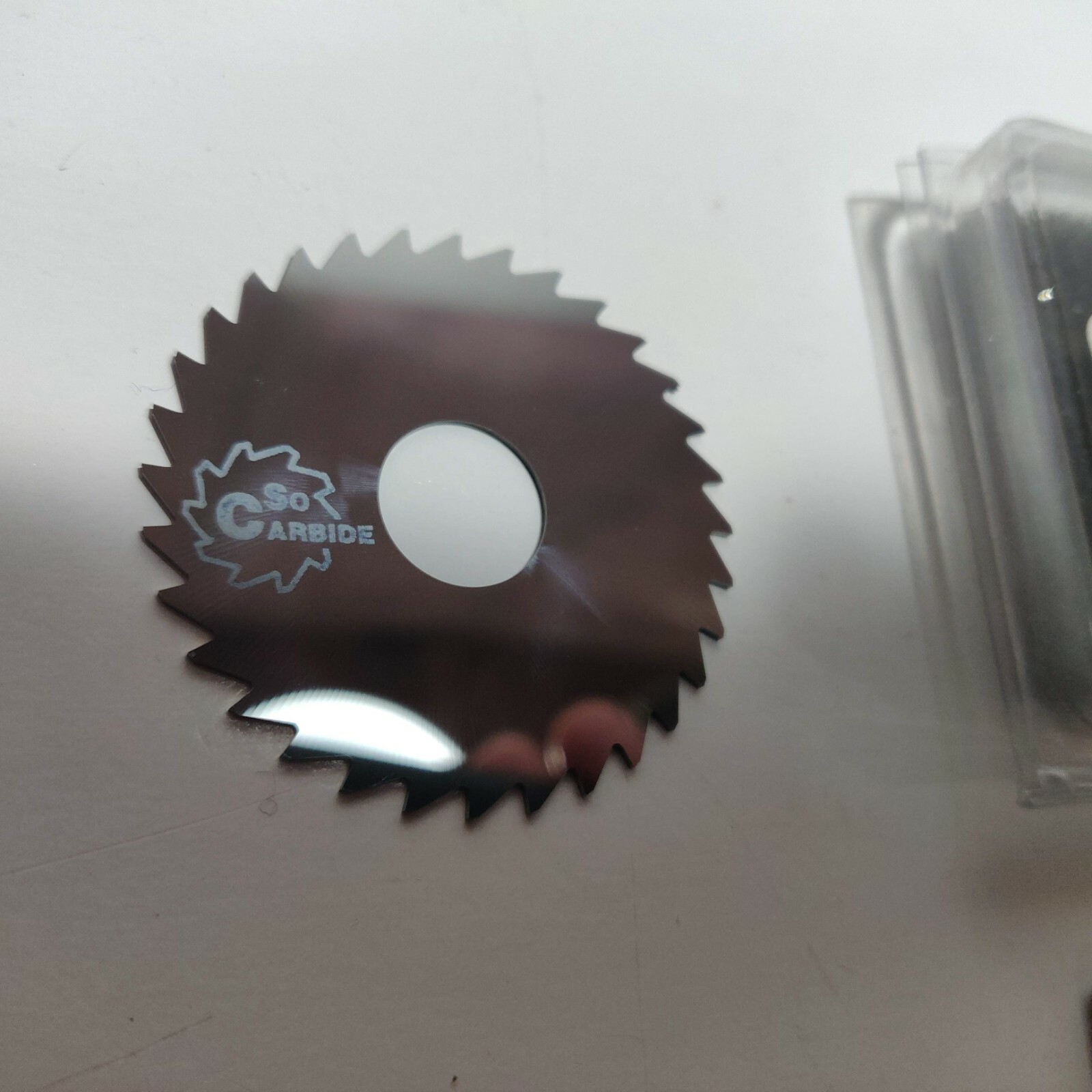 1-3/4" x 1/32 " x 1/2 Solid Carbide Slitting & Slotting Saw blade 32 Tooth (D274 - Image 2