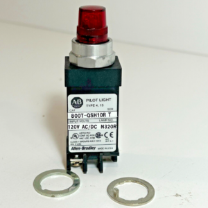 New! Allen Bradley 800T-QSH10R Pilot Light LED Red Cap 120VAC Free Shipping