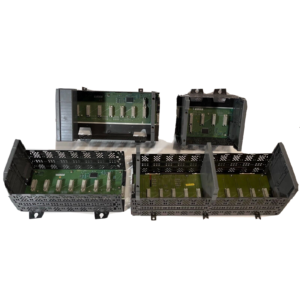 LOT ALLEN BRADLEY SLC 500 RACK CHASSIS x4 (1746-A7 X 2) (1746-A10) (1746-A4)