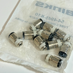 (QTY 10) NEW Binks 54-4945-K10 TUBE CONNECTOR PACK