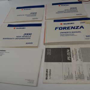 2008 Suzuki Forenza Owners Manual Book Guide