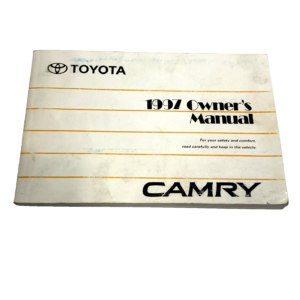 1997 TOYOTA CAMRY OWNERS OPERATORS DRIVERS GUIDE MANUAL BOOK
