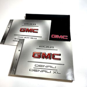 2001 01 GMC Yukon Denali / Denali XL Owner's Manual Book Guide with Case
