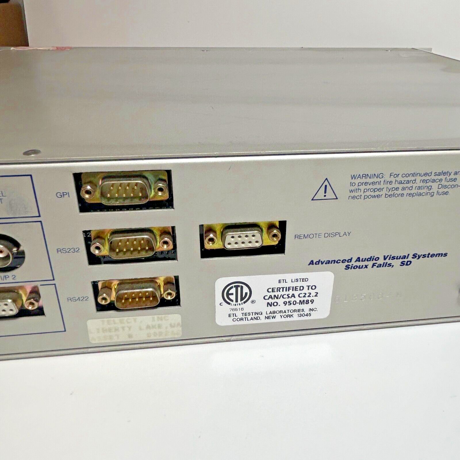 (sencore) ANS Digital Video Analyser S310 - Image 8